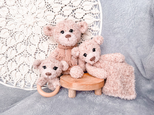Bundel van 3 Amigurumi Beertjes