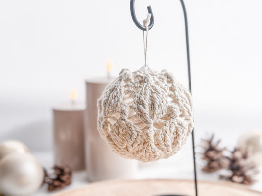 Ornament Stelle Kerstbal 8 cm