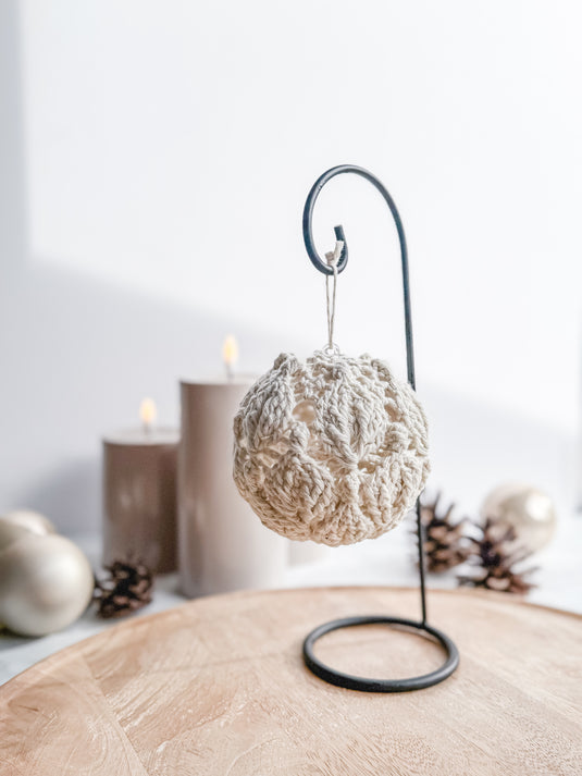 Ornament Stelle Kerstbal 8 cm