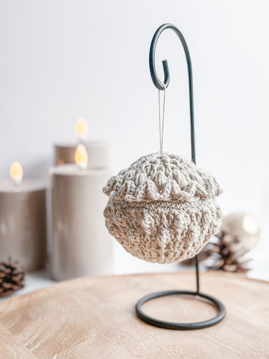 Ornament Bell Kerstbal 8 cm