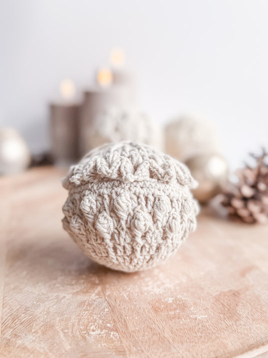Ornament Bell Kerstbal 8 cm