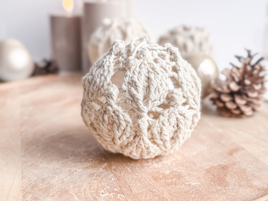 Ornament Stelle Kerstbal 8 cm