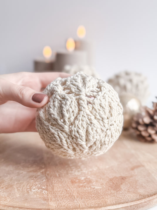 Ornament Stelle Kerstbal 8 cm