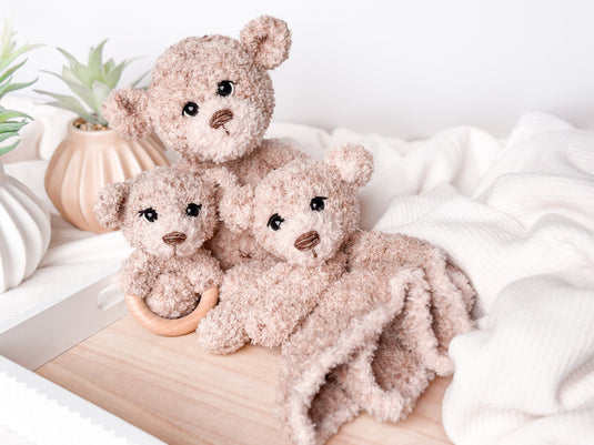Bundel van 3 Amigurumi Beertjes