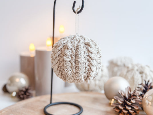 Ornament Amey Kerstbal 8 cm