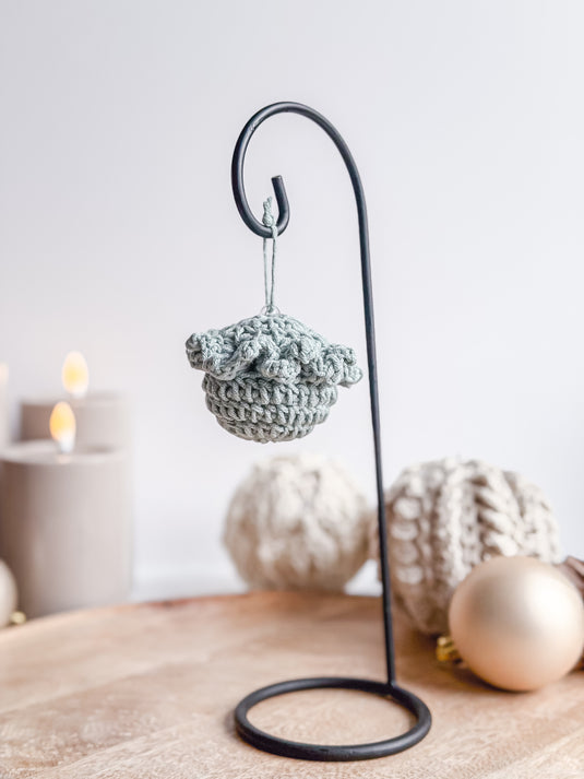 Ornament Nelle Kerstbal 4 cm