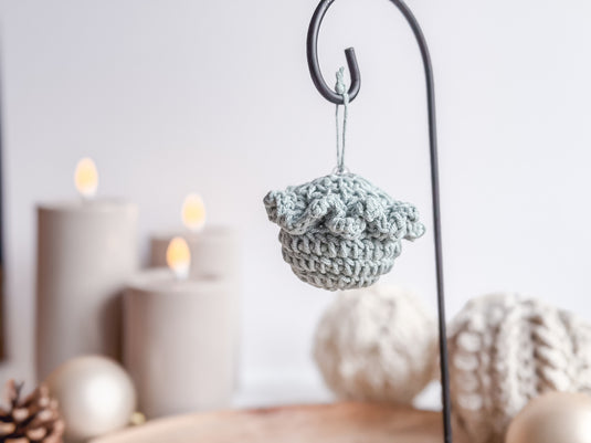 Ornament Nelle Kerstbal 4 cm