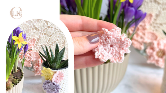Bloem gratis haakpatroon