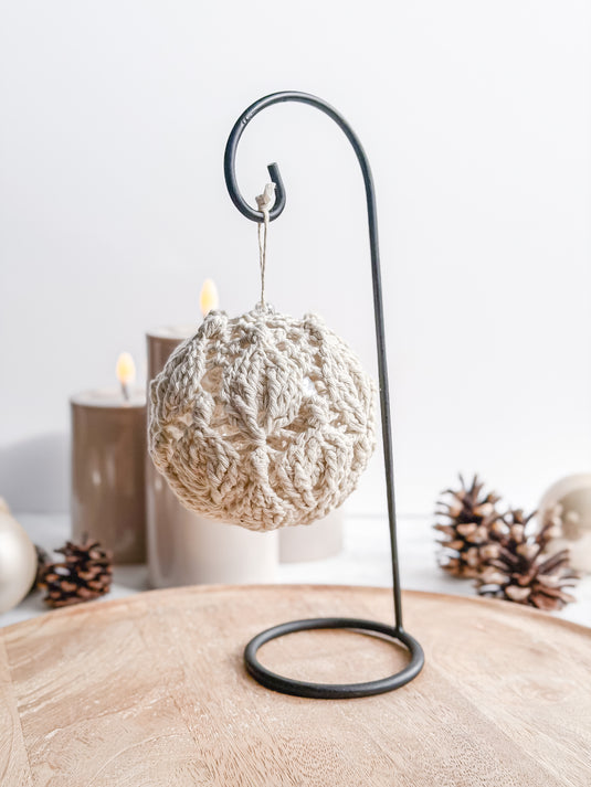Ornament Stelle Kerstbal 8 cm