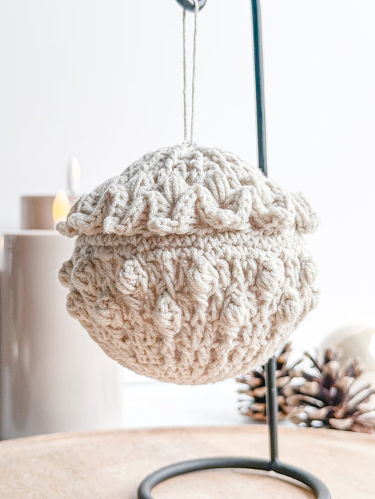 Ornament Bell Kerstbal 8 cm