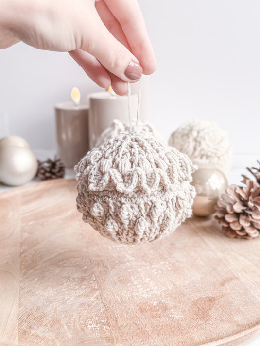 Ornament Bell Kerstbal 8 cm
