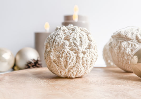 Ornament Stelle Kerstbal 8 cm