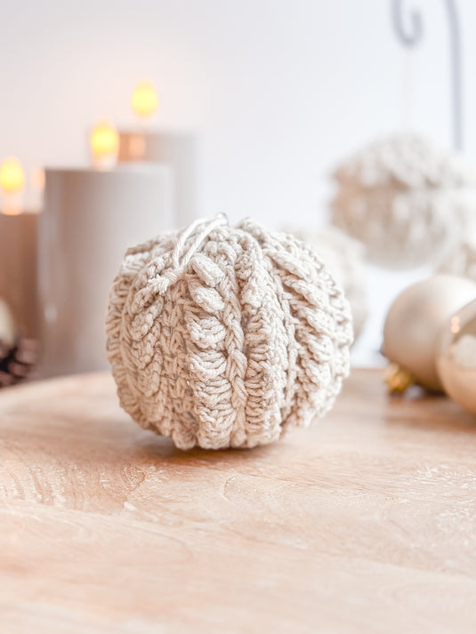 Ornament Amey Kerstbal 8 cm