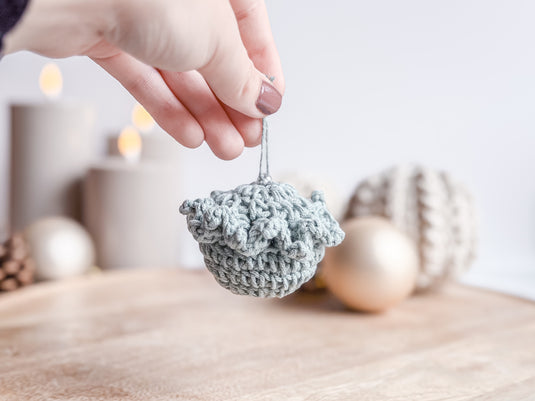 Ornament Nelle Kerstbal 4 cm