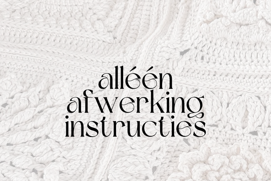 Alléén Afwerking - Square Deken